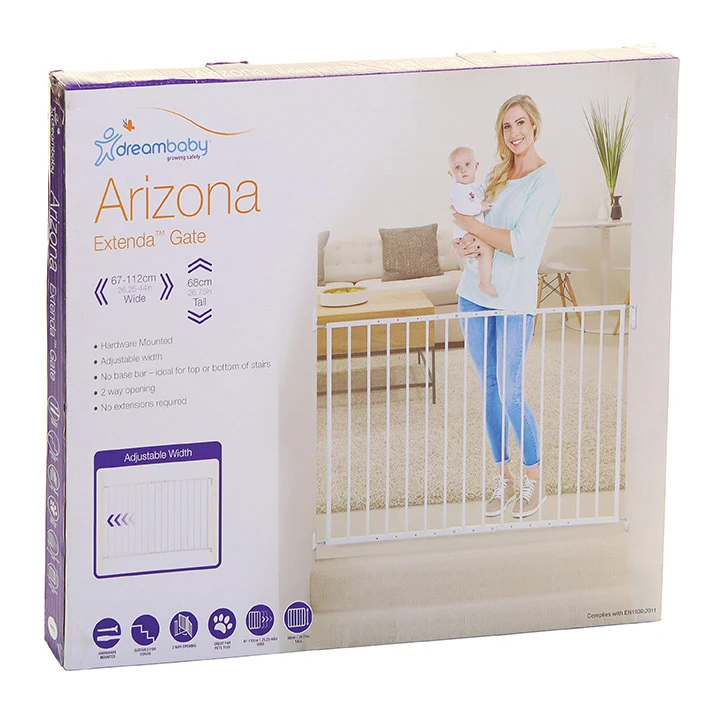 Barrière De Sécurité Arizona Extenda Blanc De Dreambaby 6 Barrière De Sécurité Arizona Extenda Blanc De Dreambaby – Image 6