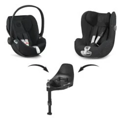 Siège Auto Sirona Z2 I-Size Deep Black De CYBEX -Mini Moomes Soldes 01164394 5