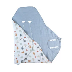 Mix & Match Couverture Promenade Mousseline Bio Jungle De Noukies -Mini Moomes Soldes 01165100 6