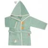 Peignoir Pingouin Vert 2-4 Ans De L'Oiseau Bateau