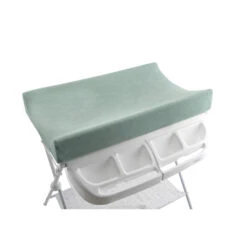 Lot De 2 Housse à Matelas à Langer Ecru/Vert Gris De Formula Baby -Mini Moomes Soldes 01165241 3