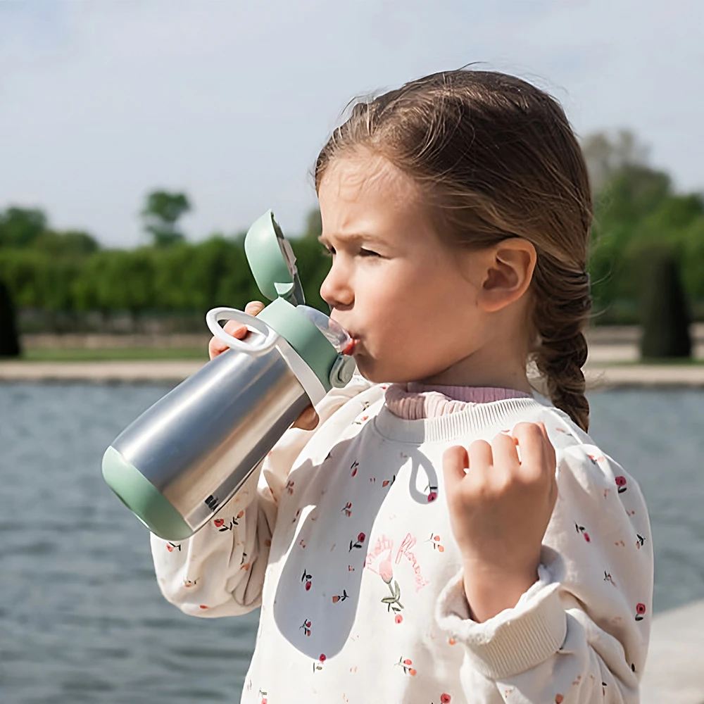 Beaba Gourde Inox Vert Sauge 350 Ml De Béaba 4 Beaba Gourde Inox Vert Sauge 350 Ml De Béaba – Image 4