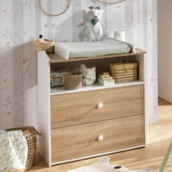 Cabanon Dispositif à Langer Blanc De Sauthon Baby's Sweet Home -Mini Moomes Soldes 01169820 3