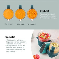 Nutribaby(+) Robot Multifonctions Bébé 6 En 1 Opal Green De Babymoov -Mini Moomes Soldes 01170551 5