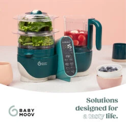 Nutribaby(+) Robot Multifonctions Bébé 6 En 1 Opal Green De Babymoov -Mini Moomes Soldes 01170551 9