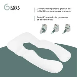 Coussin D'allaitement & De Grossesse Grand Format - B.Love XXL Mineral Gris De Babymoov 10 Coussin D'allaitement & De Grossesse Grand Format - B.Love XXL Mineral Gris De Babymoov -Mini Moomes Soldes 01172532 3