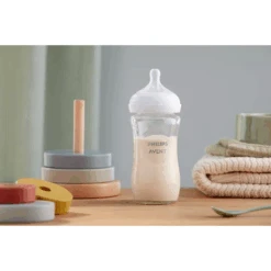 Lot De 2 Biberons Natural En Verre 3.0 240 Ml De Philips AVENT -Mini Moomes Soldes 01173008 4