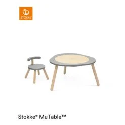 Table De Jeu MuTable™ V2 Gris Tempête De Stokke® -Mini Moomes Soldes 01173218 3