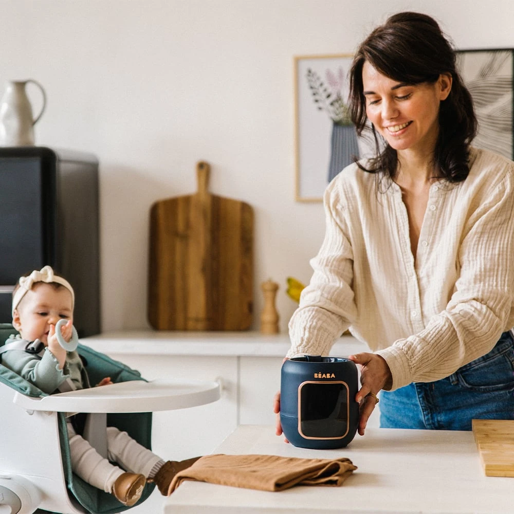 Beaba Chauffe-Biberon Multi Milk Night Blue De Béaba 2 Beaba Chauffe-Biberon Multi Milk Night Blue De Béaba – Image 2