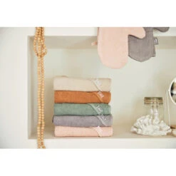 Cape De Bain éponge Ivoire 75 X 75 Cm De Jollein -Mini Moomes Soldes 10278066 1