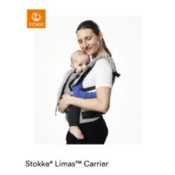 Porte-bébé Limas™ Flex Ardoise Florale De Stokke® -Mini Moomes Soldes 10526438 4