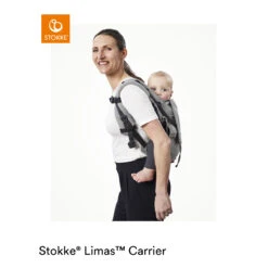 Porte-bébé Limas™ Flex Ardoise Florale De Stokke® -Mini Moomes Soldes 10526438 6