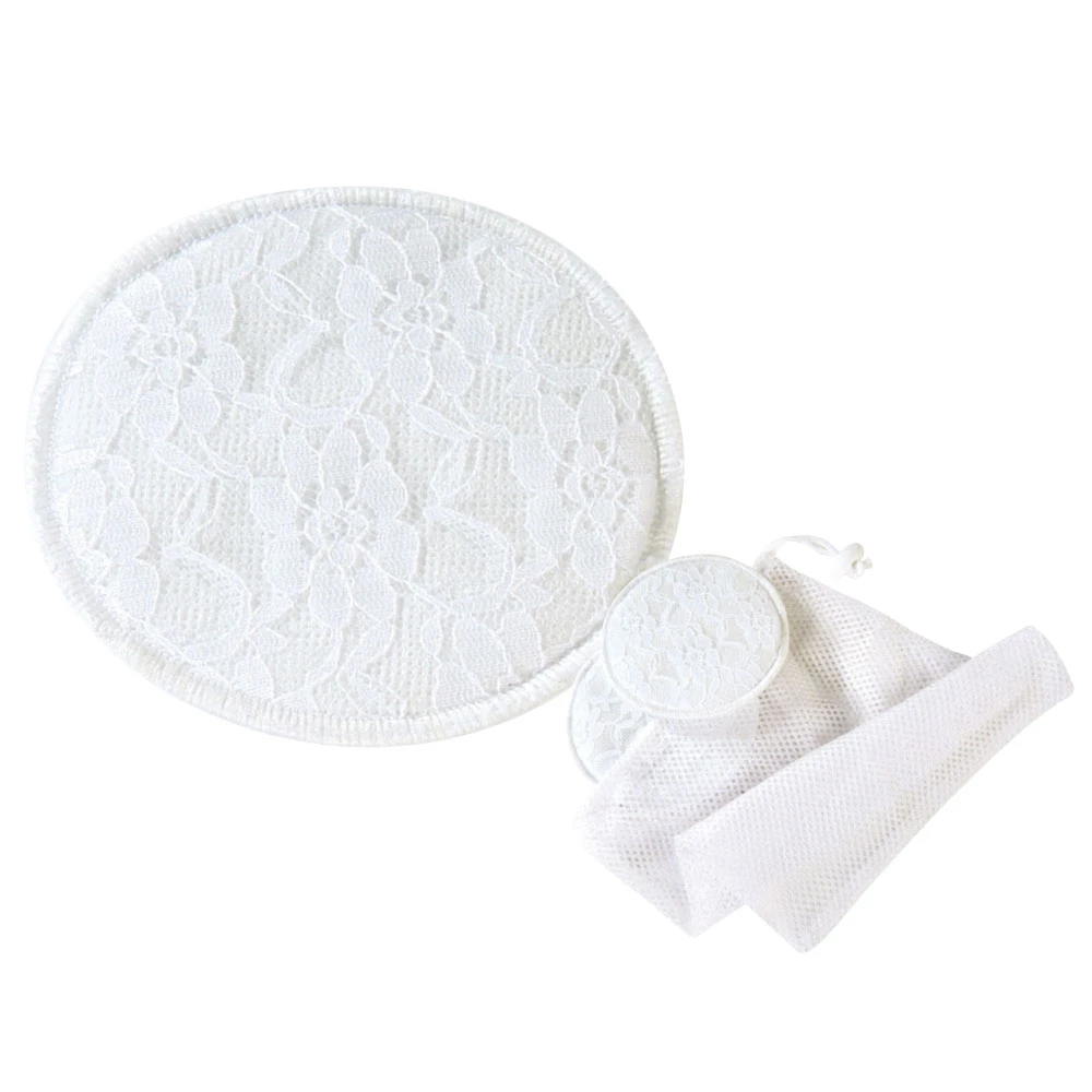 6 Coussinets Lavables Blanc De Nuk 2 6 Coussinets Lavables Blanc De Nuk – Image 2