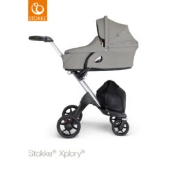 Nacelle Xplory V6 Noir Mélangé De Stokke® -Mini Moomes Soldes 80330086 1